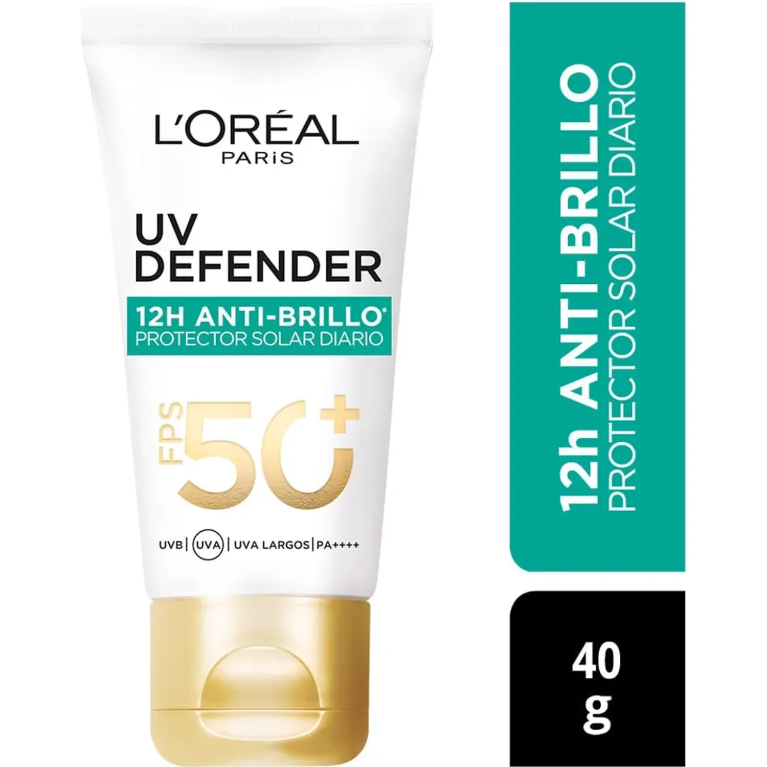 L'Oréal Paris Bloqueador L'oréal Paris Uv Defender Anti Brillo color sin color | Platanitos