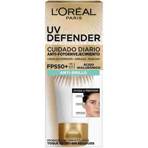 L'Oréal Paris Bloqueador Uv Defender Anti Brillo