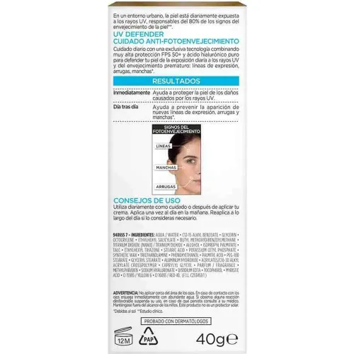 L'Oréal Paris Bloqueador Uv Defender Hidratación