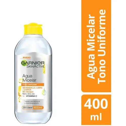 GARNIER Amarillo modelo Agua Micelar Express Aclara amarillos 2026012719543826150  