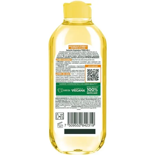 GARNIER Agua Micelar Tono Uniforme Con Vitamina C