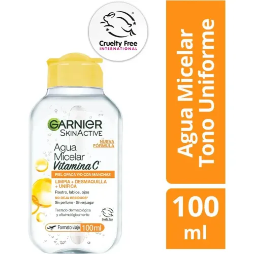 GARNIER Amarillo modelo Express Aclara Agua Micelar 100ml amarillos 2026012719543826153