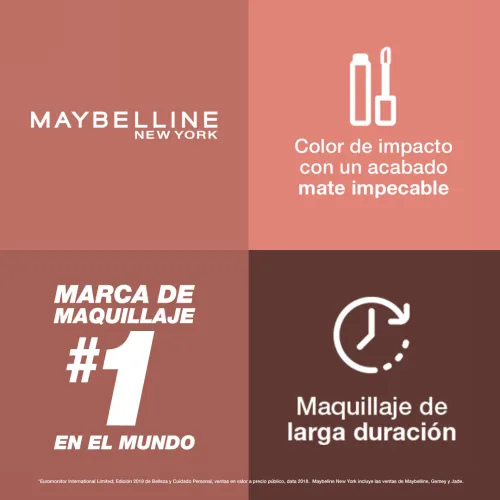 MAYBELLINE Labial Líquido Maybelline Matte Ink