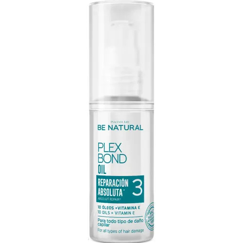 BE NATURAL Blanco modelo Plex Bond Oil Reparación Absoluta 50ml blancos turquesas 2026012720474722450