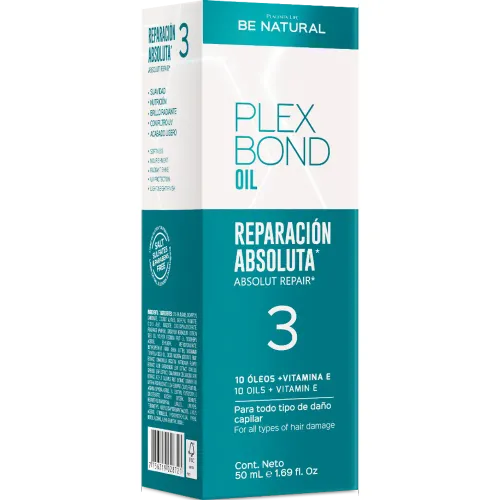 BE NATURAL Plex Bond Oil Reparación Absoluta 50ml
