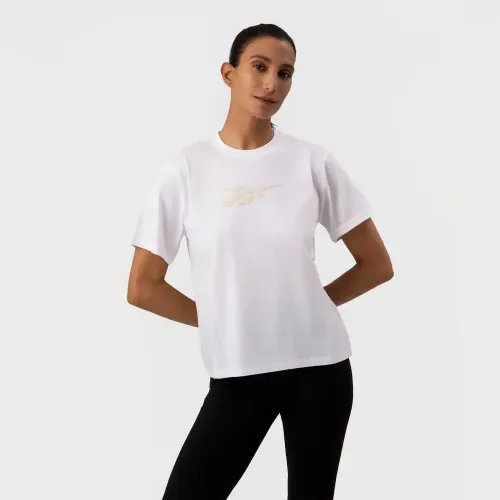 Reebok Polo Deportiva Mujer W Chest Vector Logo