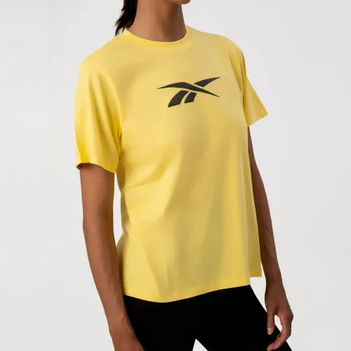 Reebok Polo Deportiva Mujer W Chest Vector Logo