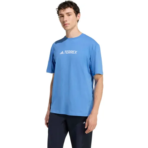 adidas Azul de Hombre modelo Polo Outdoor Hombre Tx Logo Tee Terrex azulinos hombre 2026013013350923317