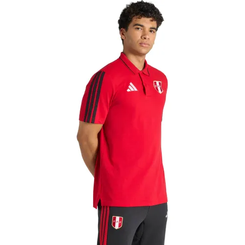 adidas Rojo de Hombre modelo Polo Futbol Hombre Seleccion Peru Fpf Dna Polo rojos rojas roja blancos blanca blancas hombre 2026013013350923486