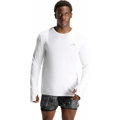 adidas Blanco de Hombre modelo Polo Running Hombre Run Ess Ls M Climacool blancos hombre 2026013013350923702