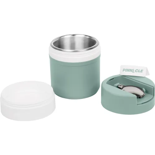 PINNACLE Termo Comida Pogo 600 Ml Verde Acero Inoxidable