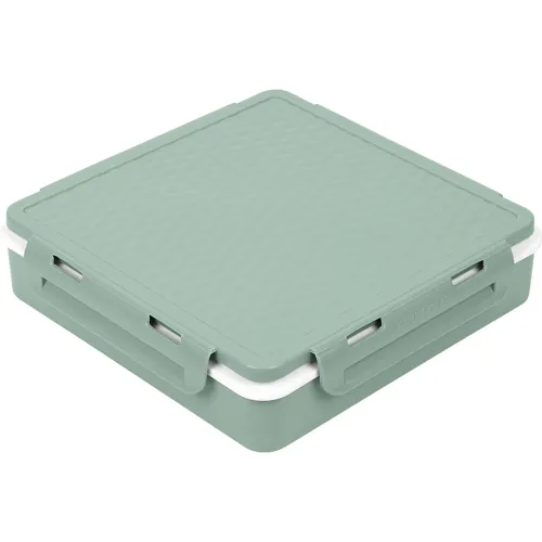 PINNACLE Taper Cuadrado Penta 900 Ml Con 4 Divisiones Verde