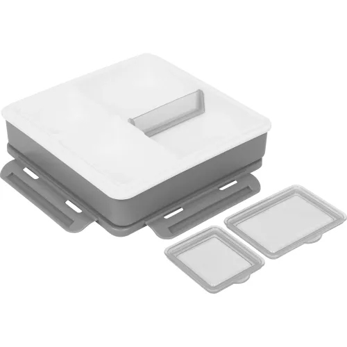 PINNACLE Gris modelo Taper Cuadrador Penta 900 Ml Color Gris 4 Divisiones grises 2026013015242083789