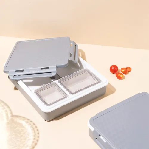 PINNACLE Taper Cuadrador Penta 900 Ml Color Gris 4 Divisiones