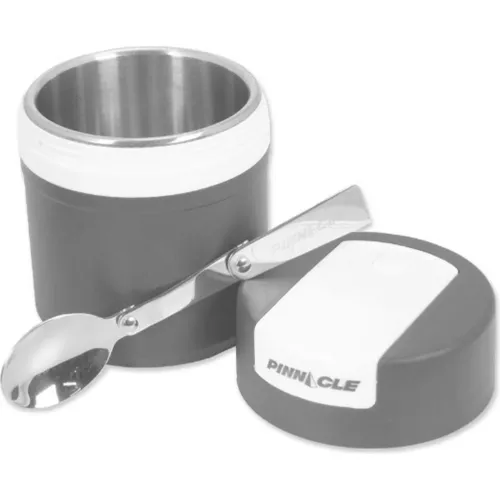 PINNACLE Termo Comida Pogo 400 Ml Color Gris De Acero Inoxidable
