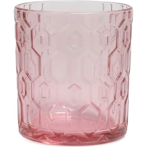 ICHIMATSU Set X 6 Pieza Vaso Bajo Copo Rosado 330 Ml