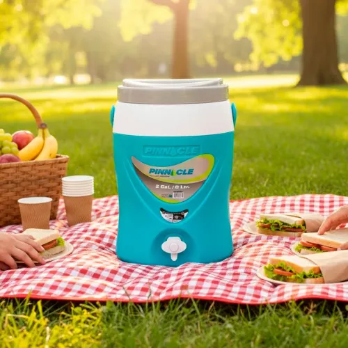 PINNACLE Cooler Platino 8 Lt Con Caño Y Asa