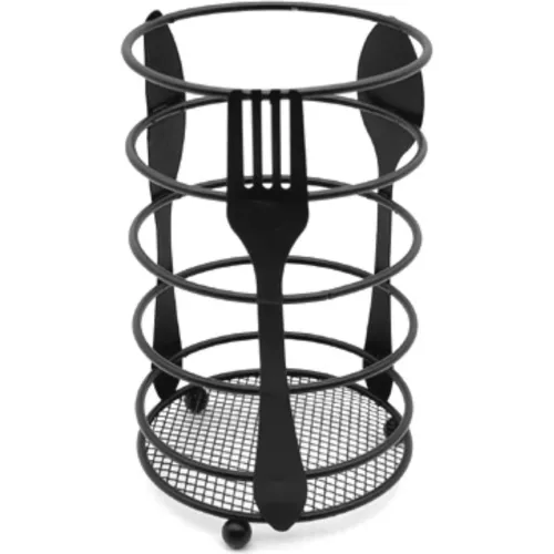 ICHIMATSU Negro modelo Porta Cubiertos Redondo Negro Con Malla negros 2026013015242083936