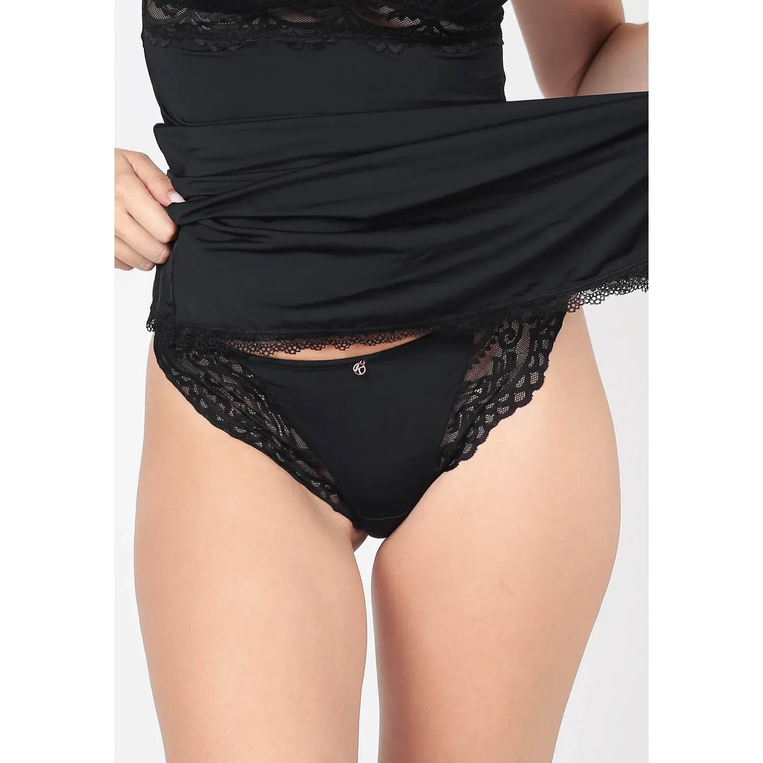 Baby Kayser Doll Sin Copa Mujer Microfibra color negro | Platanitos