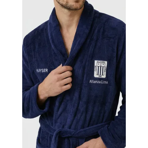 Kayser Bata Hombre Manga Larga Coral Fleece