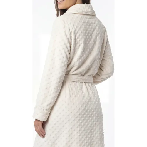 Kayser Bata Mujer Manga Larga Coral Fleece