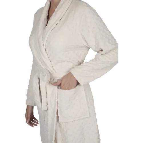 Kayser Bata Mujer Manga Larga Coral Fleece