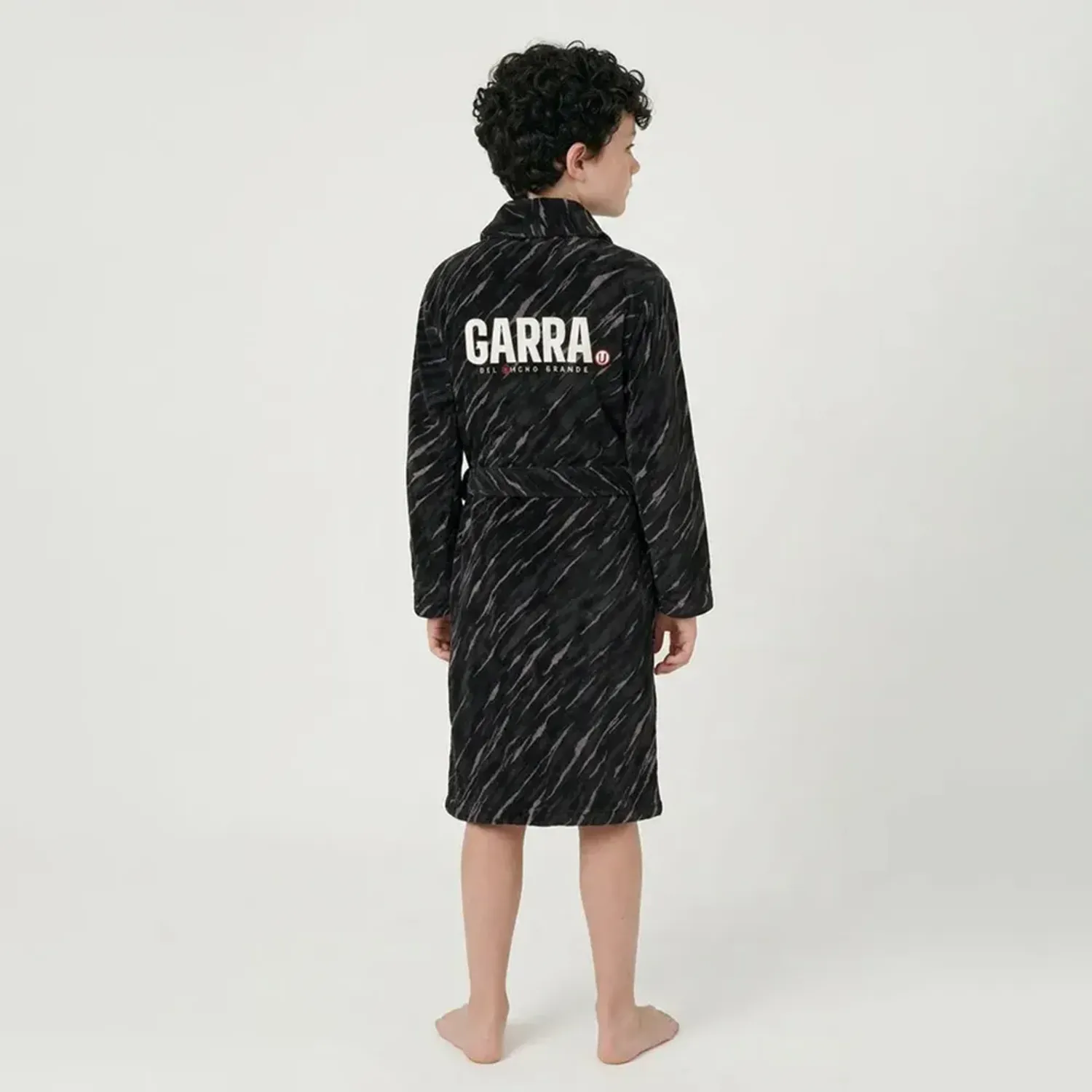 Kayser Bata Kayser Niño Manga Larga Coral Fleece color negro | Platanitos