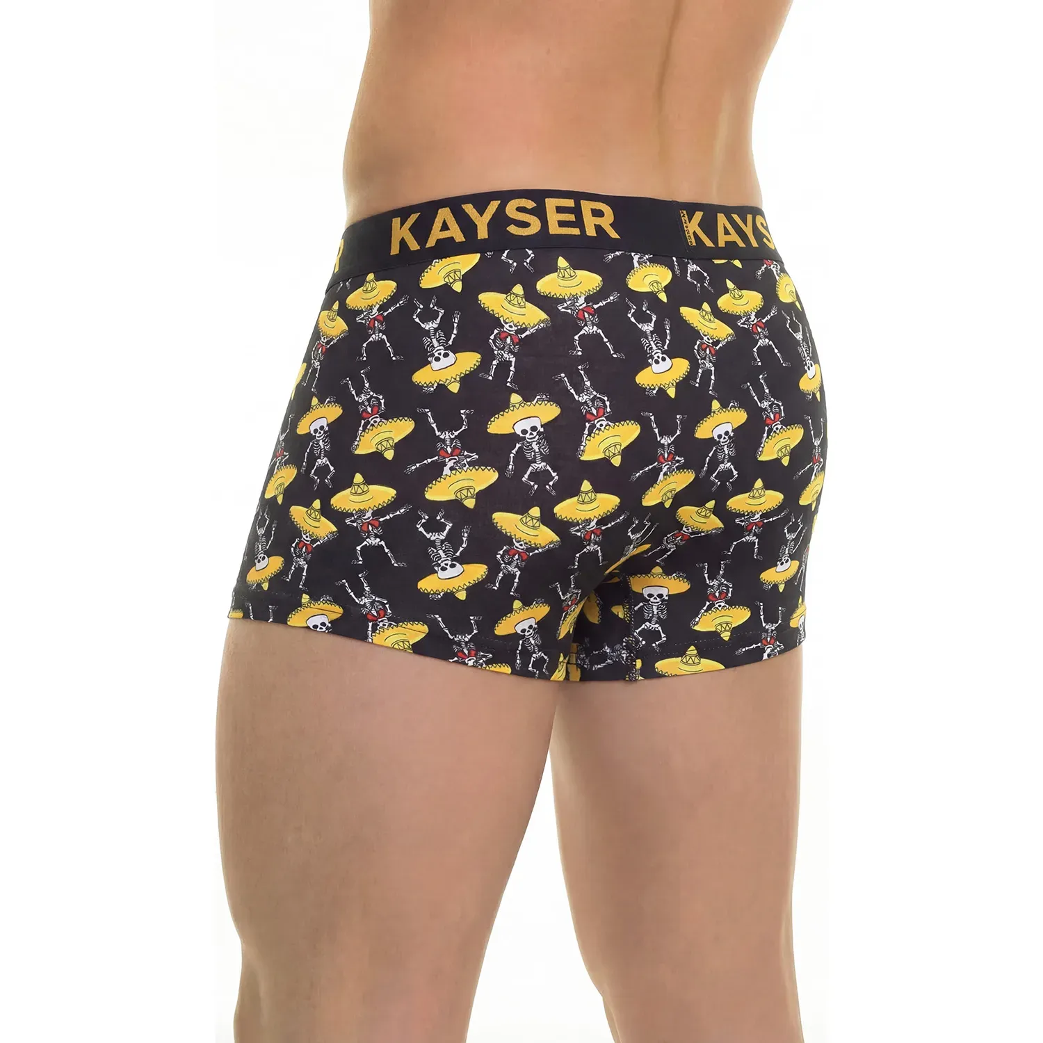 Boxer Kayser Hombre Corto Algodon color amarillo | Platanitos