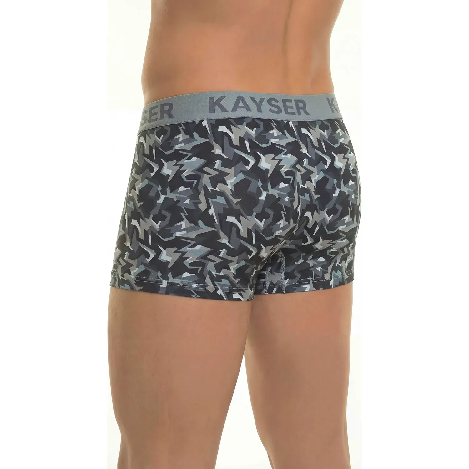 Boxer Kayser Hombre Corto Algodon color gris | Platanitos