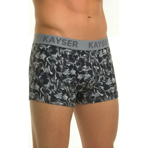 Boxer Kayser Hombre Corto Algodon color gris | Platanitos