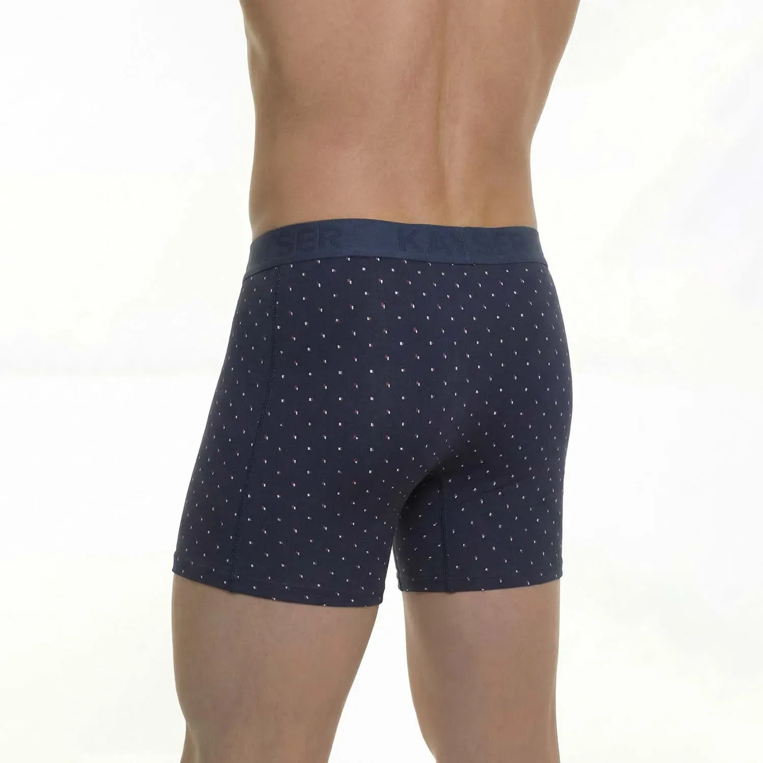 Boxer Kayser Hombre Largo Algodon color azul marino | Platanitos
