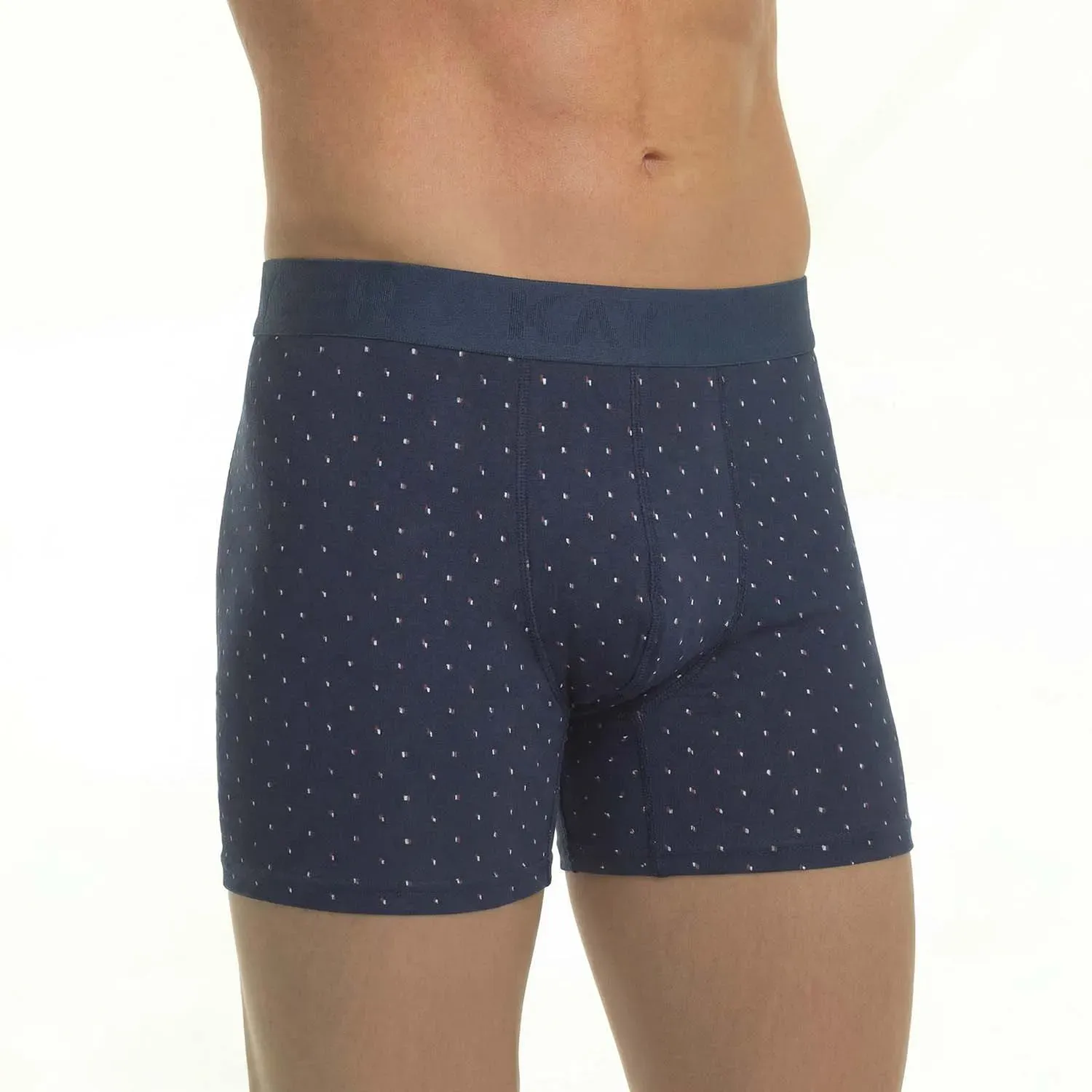 Boxer Kayser Hombre Largo Algodon color azul marino | Platanitos