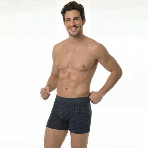 Boxer Kayser Hombre Largo Algodon color azul | Platanitos