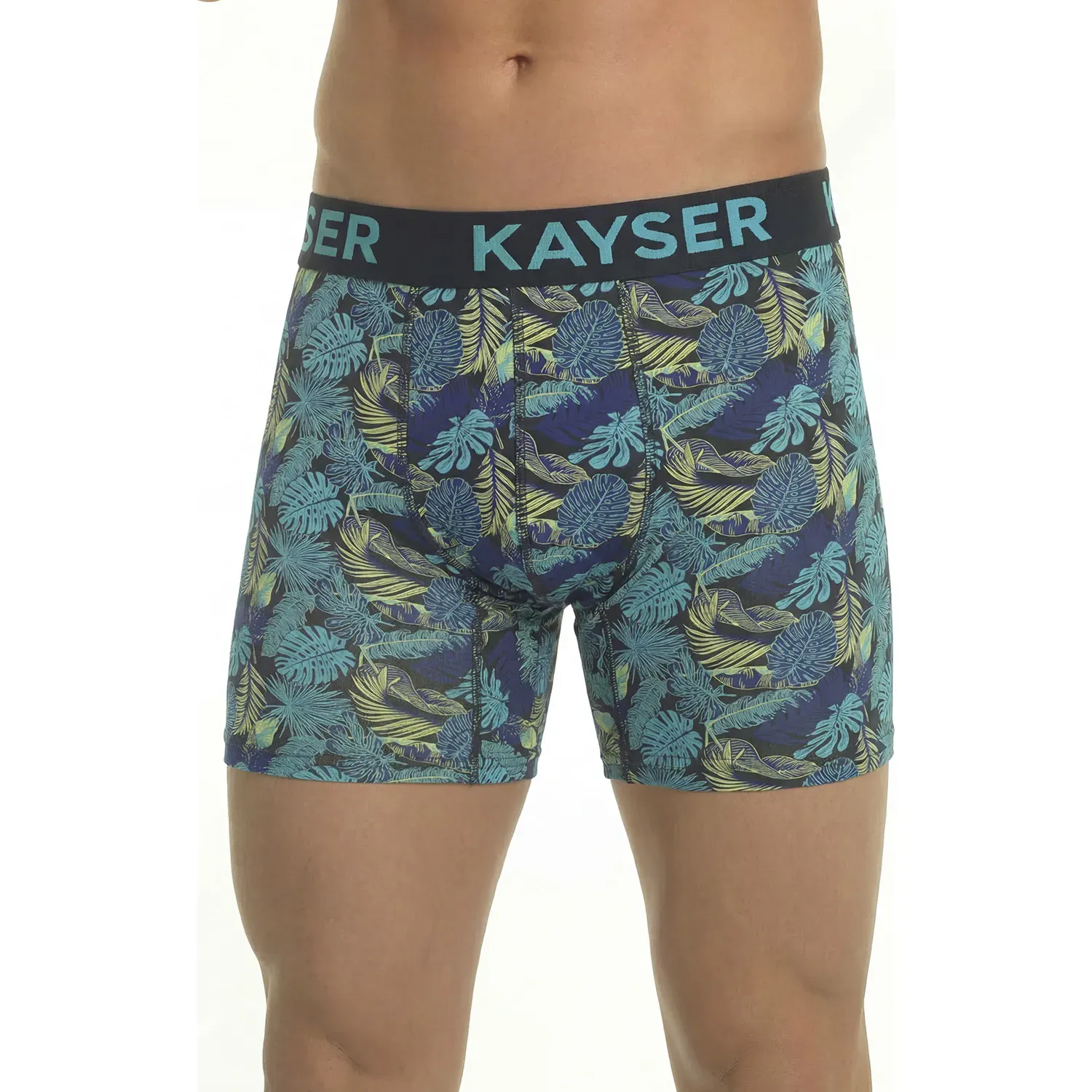 Boxer Kayser Hombre Largo Algodon color turquesa | Platanitos