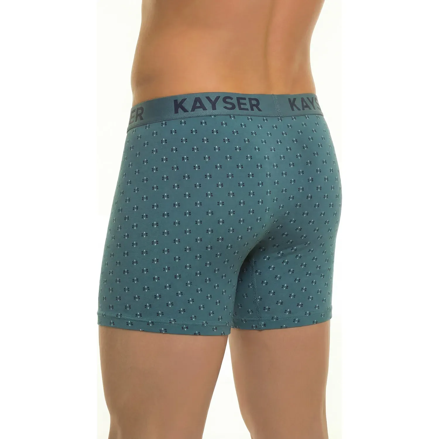 Boxer Kayser Hombre Largo Algodon color verde | Platanitos
