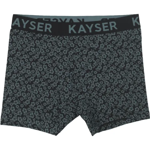 Boxer Kayser Jovencito Largo Algodon color negro | Platanitos