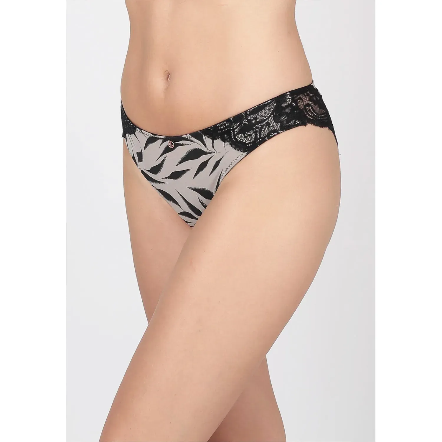 Calzon Kayser Bikini Mujer Algodon color negro | Platanitos