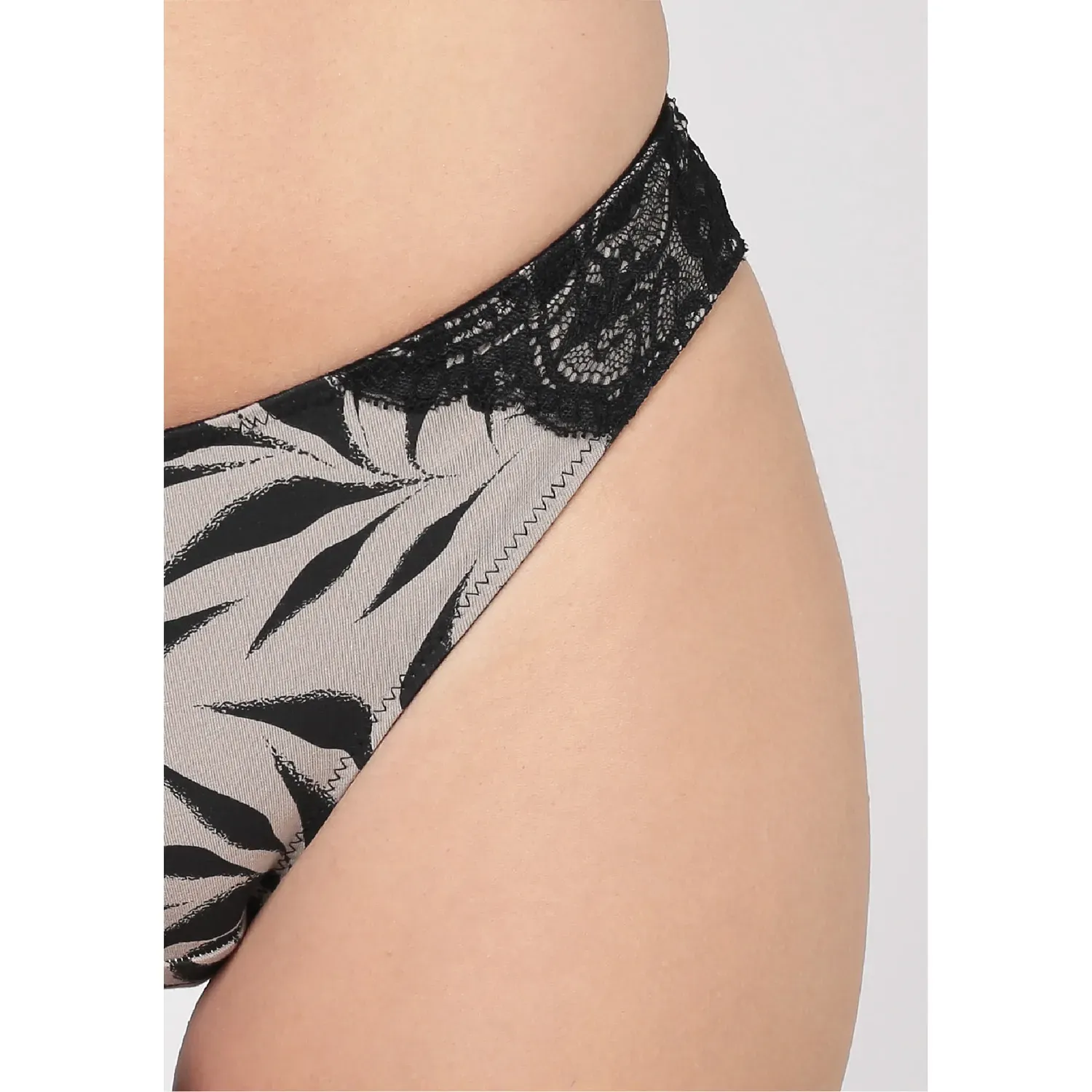 Calzon Kayser Bikini Mujer Algodon color negro | Platanitos