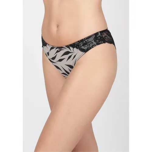 Calzon Kayser Bikini Mujer Algodon color negro | Platanitos
