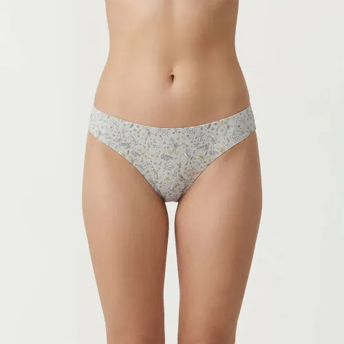 Calzon Kayser Bikini Mujer Microfibra color gris | Platanitos