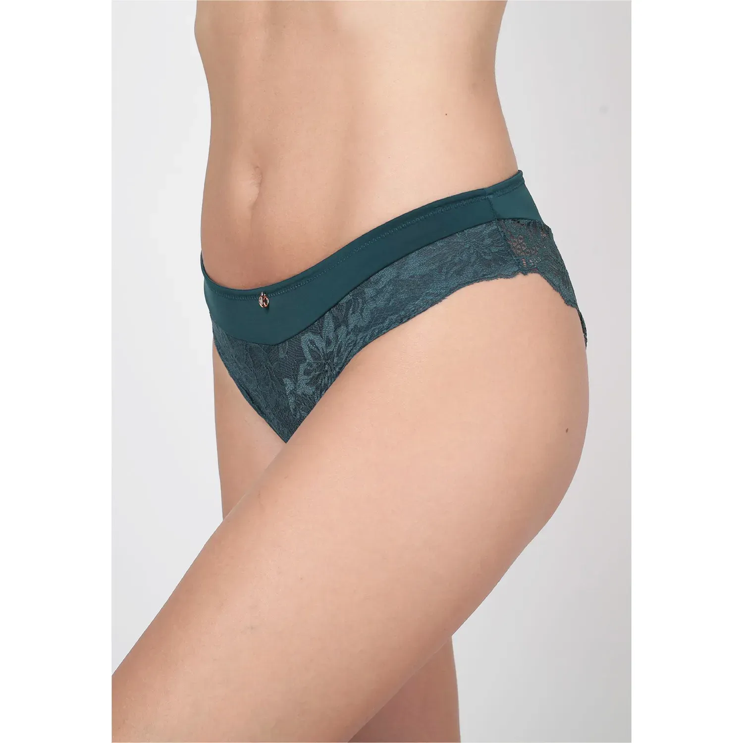 Calzon Kayser Bikini Mujer Microfibra color verde | Platanitos