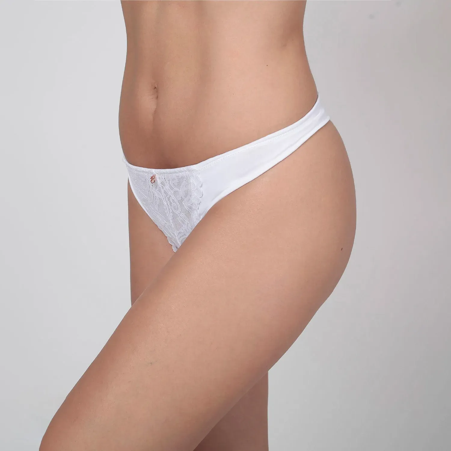 Calzon Kayser Colaless Mujer Microfibra color blanco | Platanitos