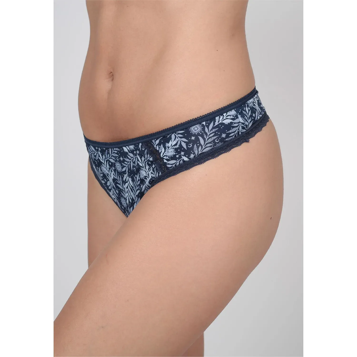 Kayser Calzon Kayser Colaless Mujer Microfibra color azul | Platanitos