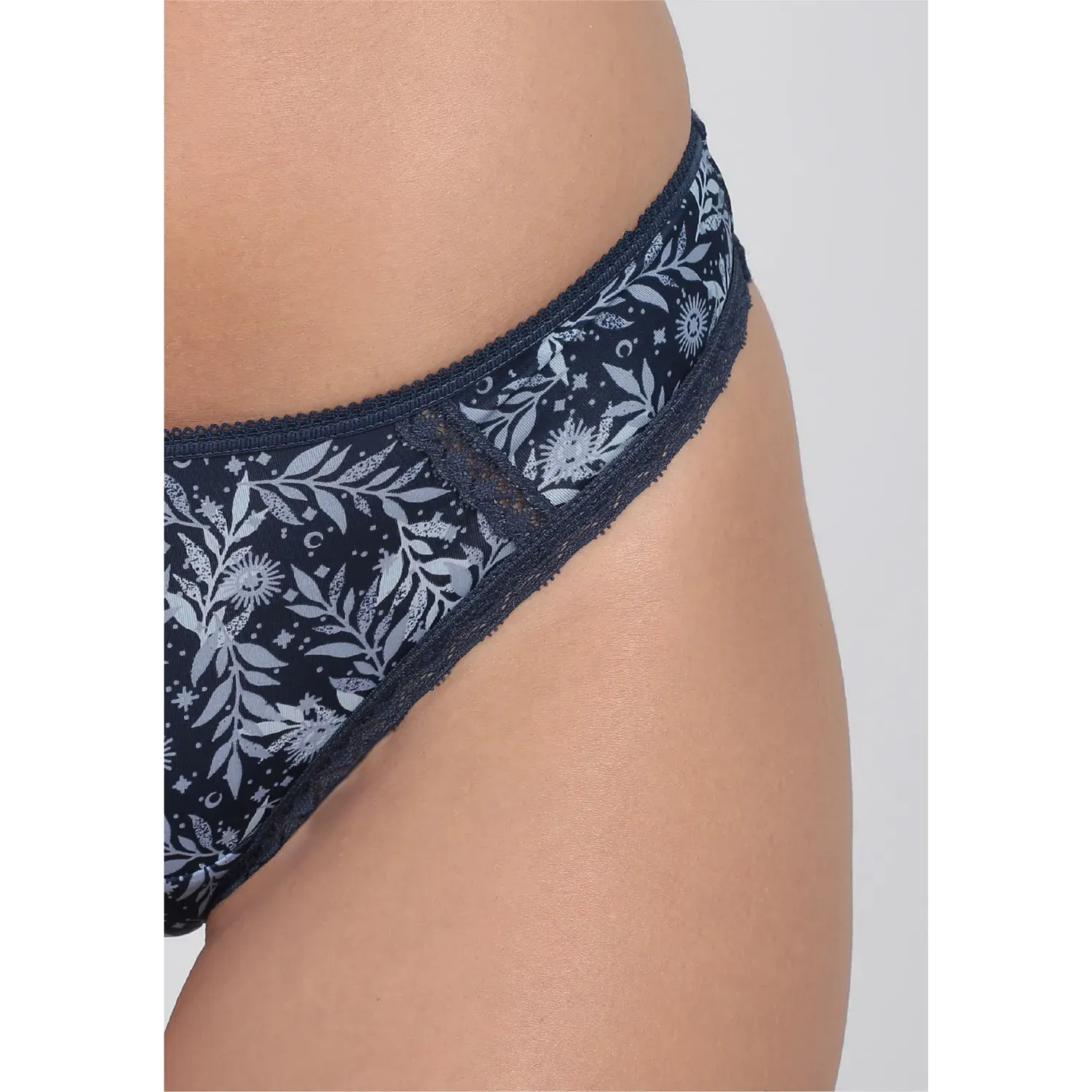 Kayser Calzon Kayser Colaless Mujer Microfibra color azul | Platanitos