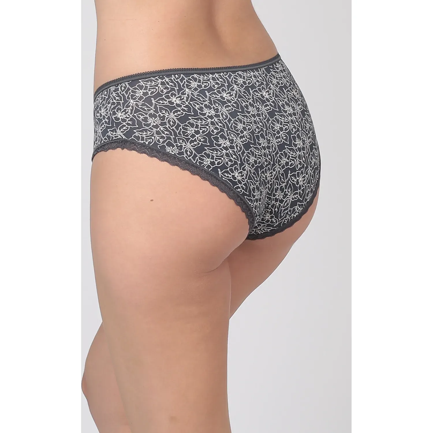 Calzon Kayser Pantaleta Mujer Microfibra color gris | Platanitos