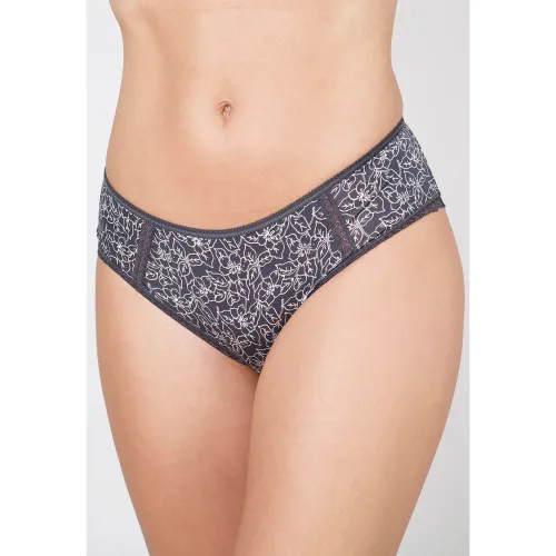 Calzon Kayser Pantaleta Mujer Microfibra color gris | Platanitos