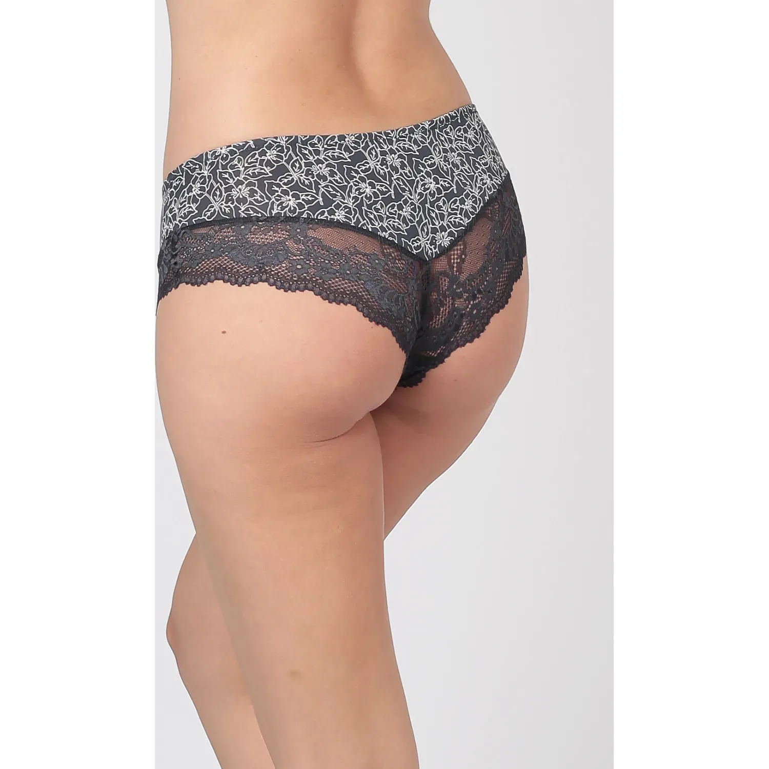 Calzon Kayser Pantaleta Mujer Microfibra color gris | Platanitos