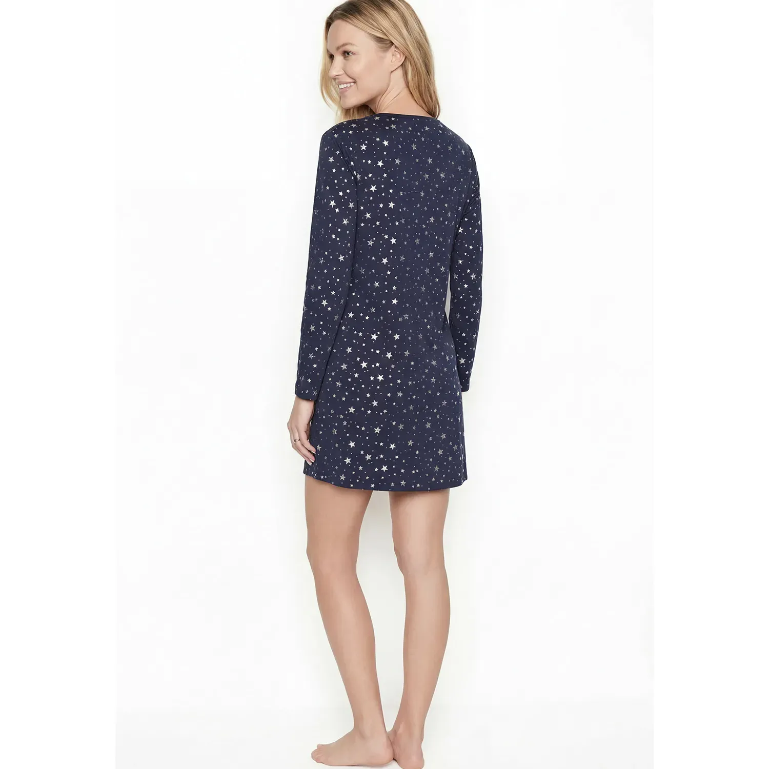 Camisola Kayser Manga Larga Mujer Algodon color azul | Platanitos