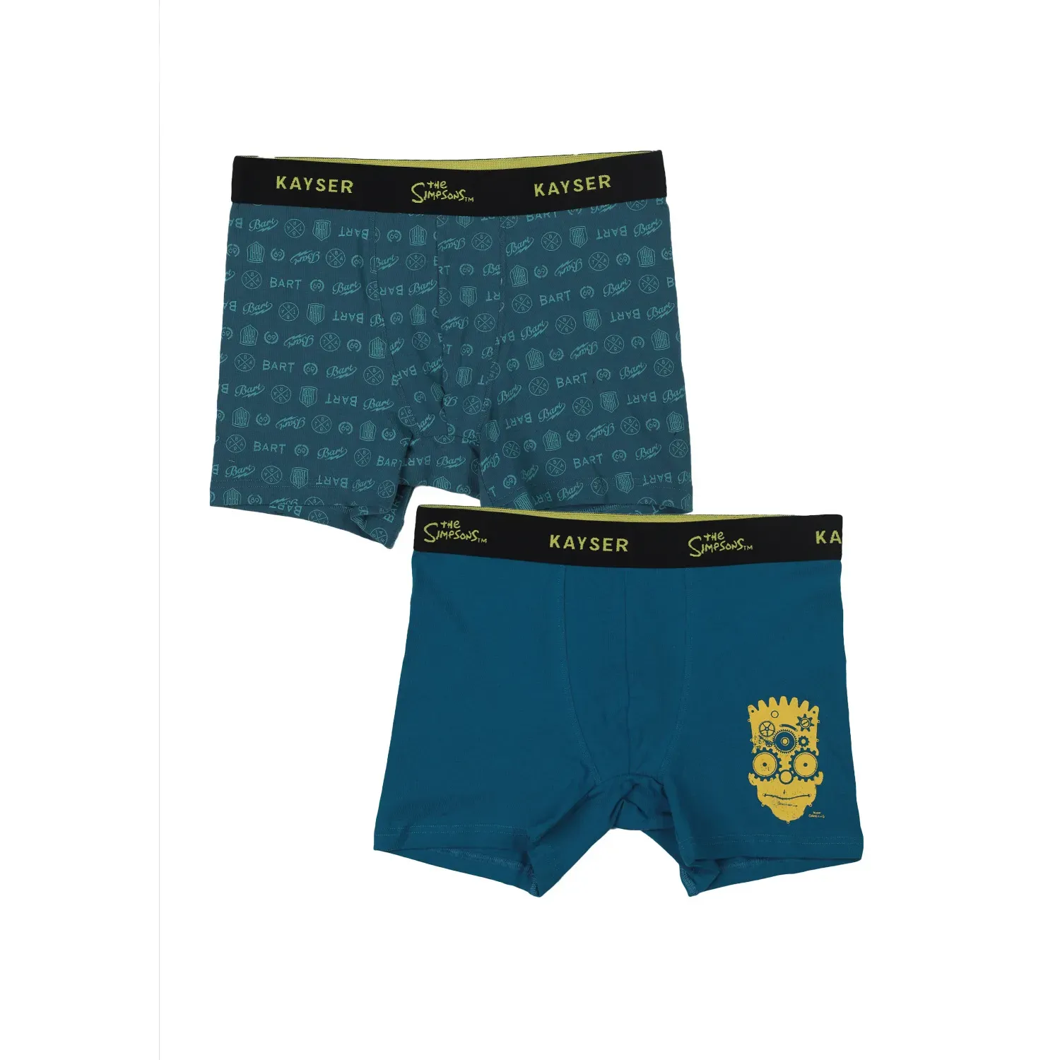 Duo Kayser Pack Boxer Niño Corto Algodon color azul | Platanitos