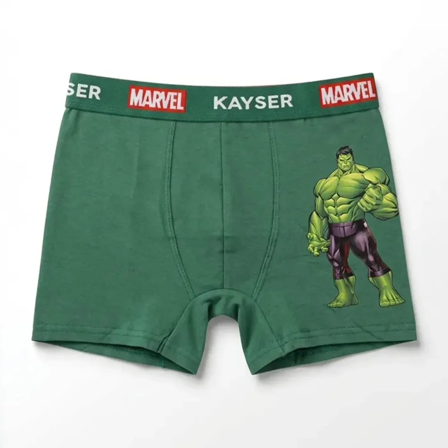 Duo Kayser Pack Boxer Niño Largo Algodon color verde | Platanitos